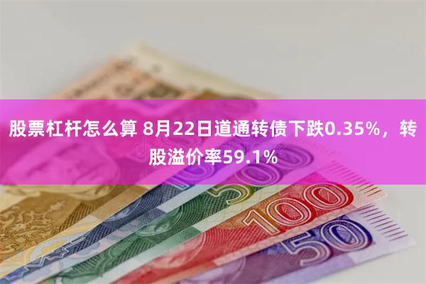 股票杠杆怎么算 8月22日道通转债下跌0.35%，转股溢价率59.1%