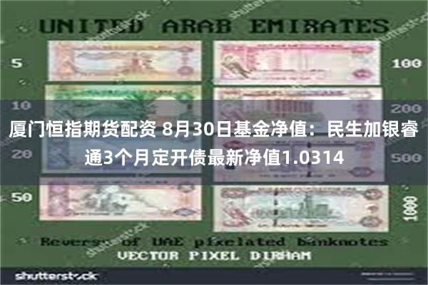 厦门恒指期货配资 8月30日基金净值：民生加银睿通3个月定开债最新净值1.0314