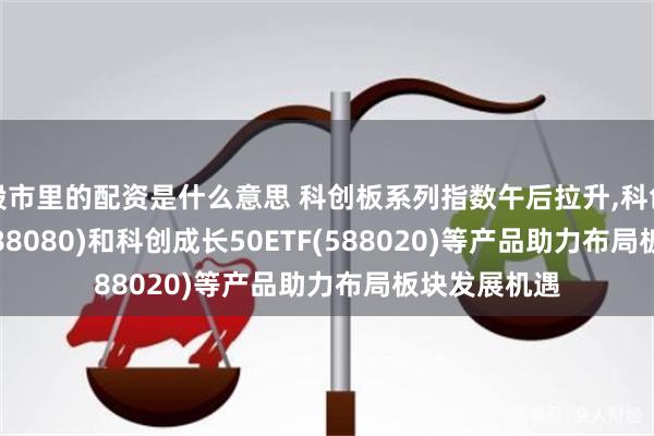 股市里的配资是什么意思 科创板系列指数午后拉升,科创板50ETF(588080)和科创成长50ETF(588020)等产品助力布局板块发展机遇