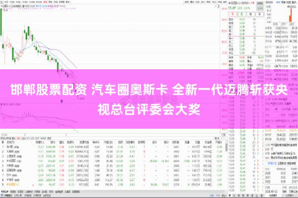 邯郸股票配资 汽车圈奥斯卡 全新一代迈腾斩获央视总台评委会大奖